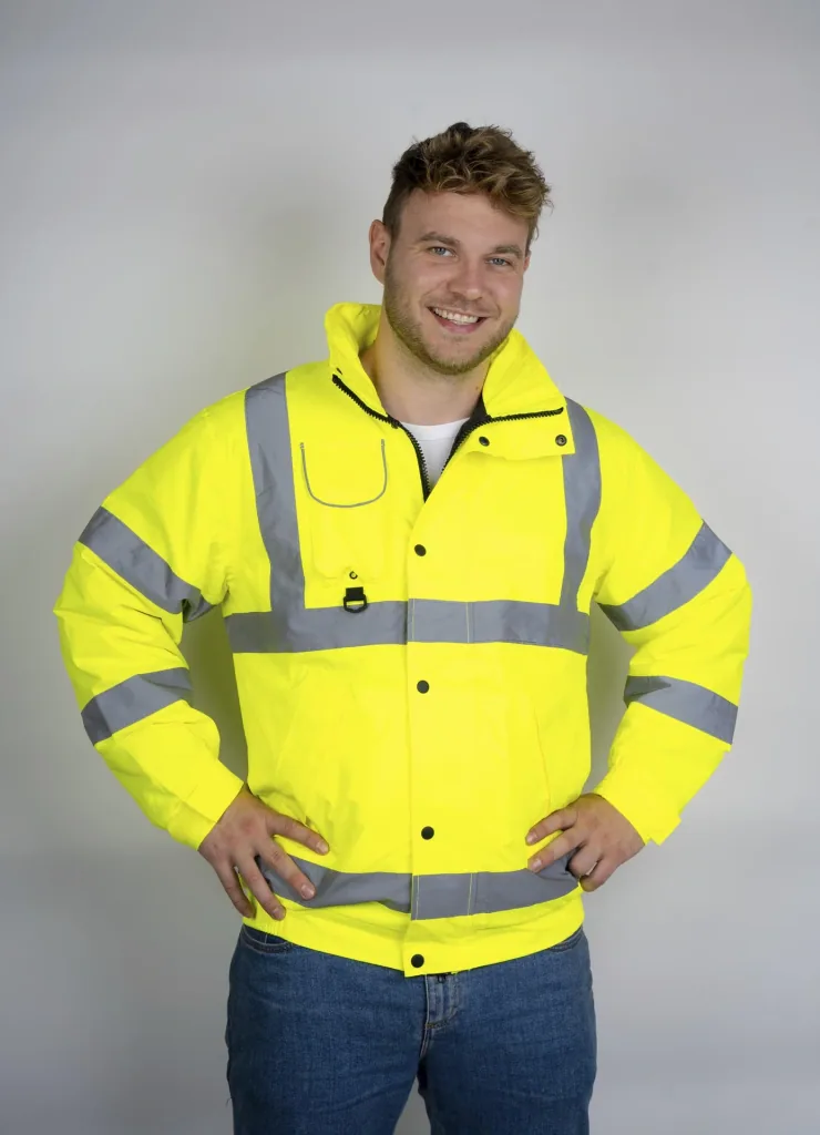 Warnschutzjacke, Farbe gelb, Gr.M