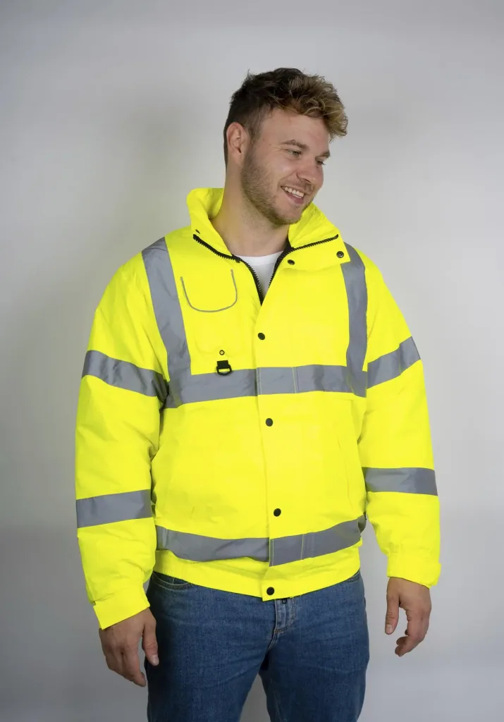 Warnschutzjacke, Farbe gelb, Gr.M