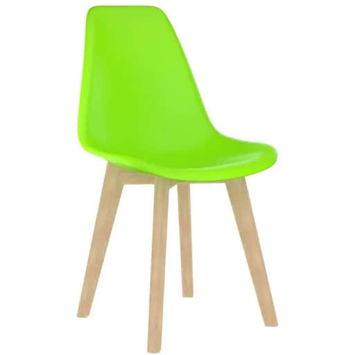 Esstischstühle 4tlg. Kunststoff grün
