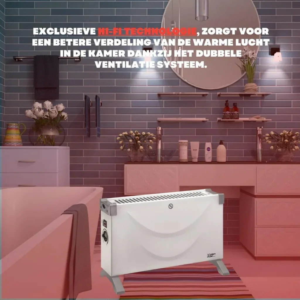 Heizung - TC-2000 - Konvektor mit einstellbarem 3-Positionen-Thermostat - 2000W
