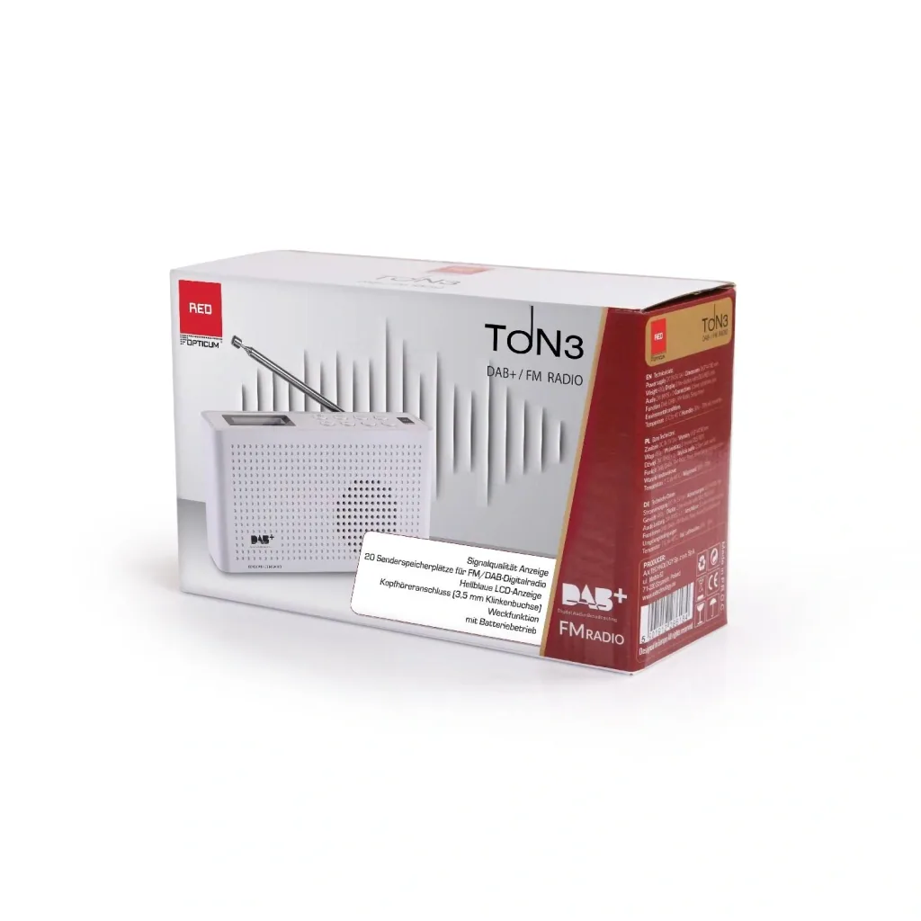 DAB-Radio Ton-3, weiß