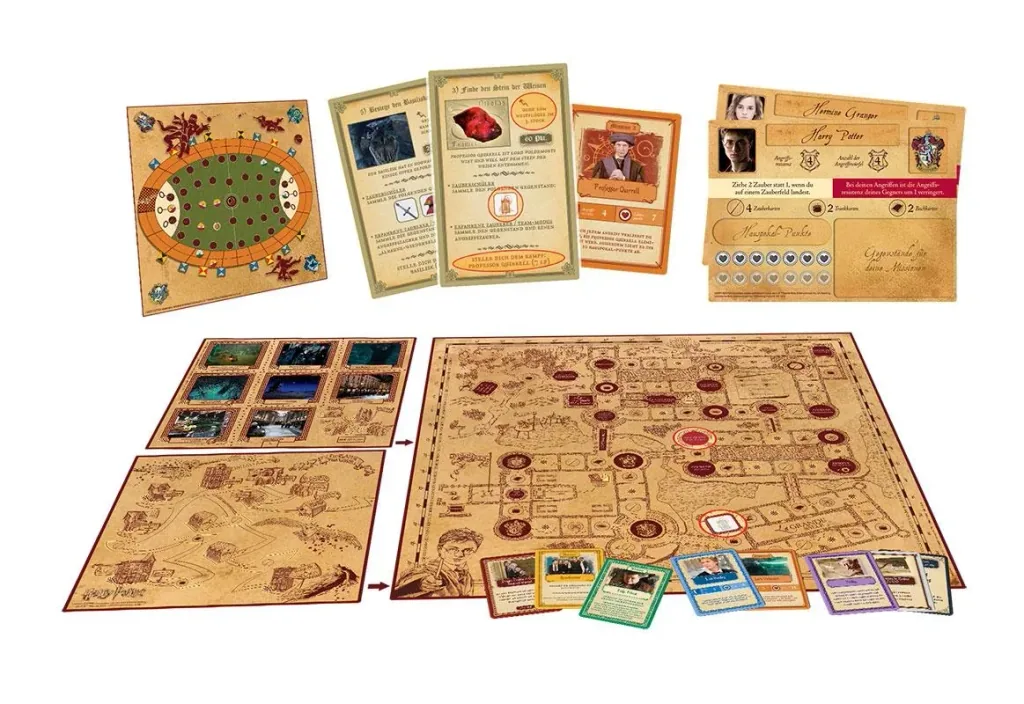 Gesellschaftsspiel Harry Potter"Ein Jahr in Hogwarts"