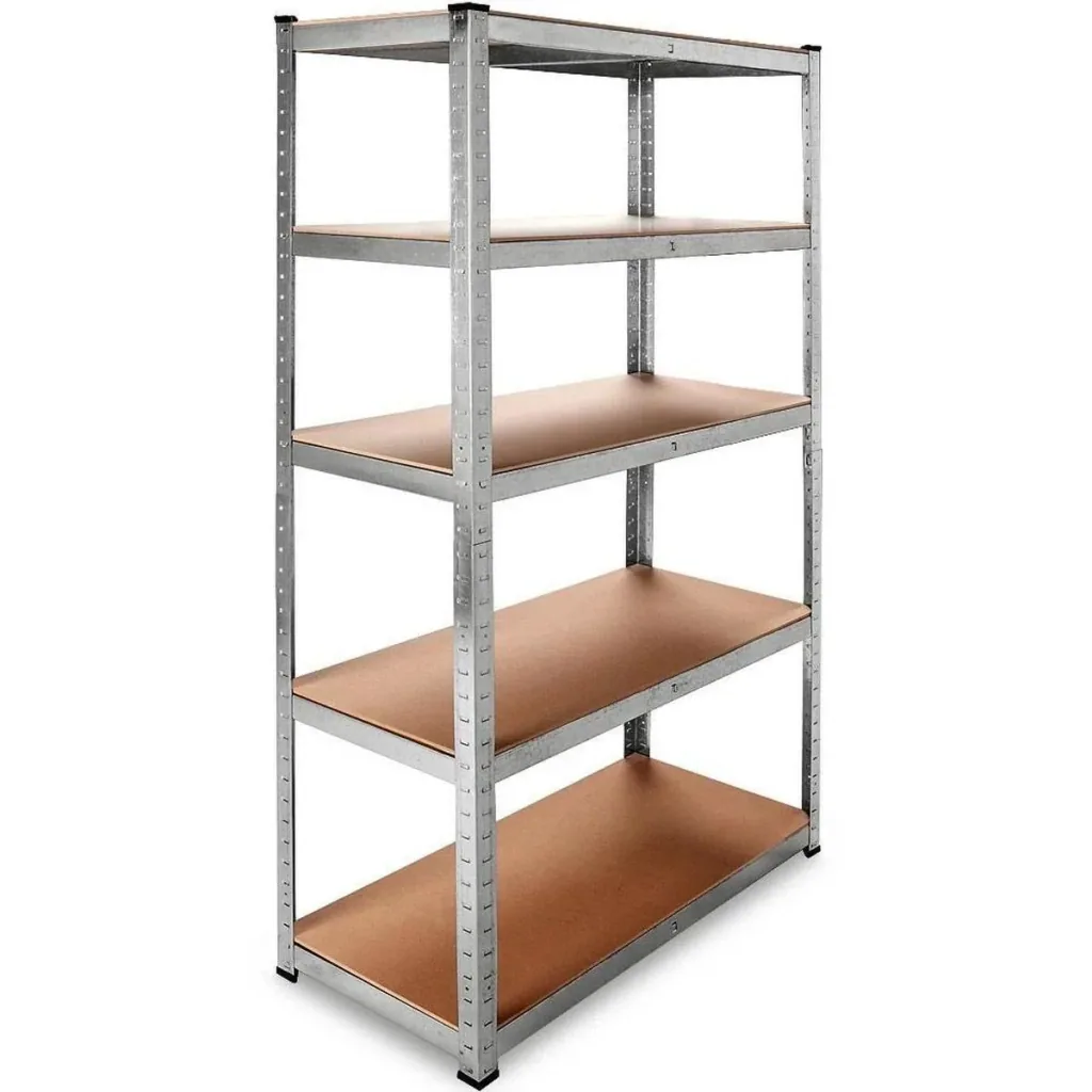 2 Regale mit 5 Böden - 175x75x30 cm - 350 kg