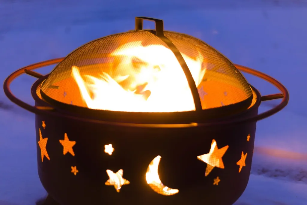 Feuerkorb "Stars & Moon", rund, 75 cm