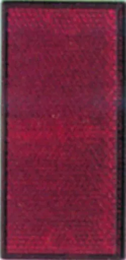 Rückstrahler, 4 Stück, rot, hinten, 105 x 55 mm