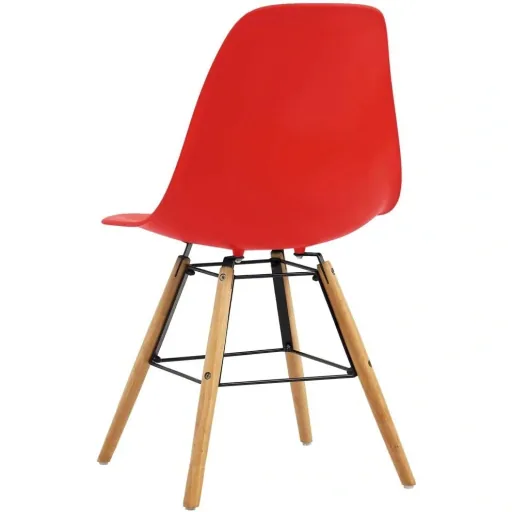 Esszimmerstühle 2-Sitzer Kunststoff rot
