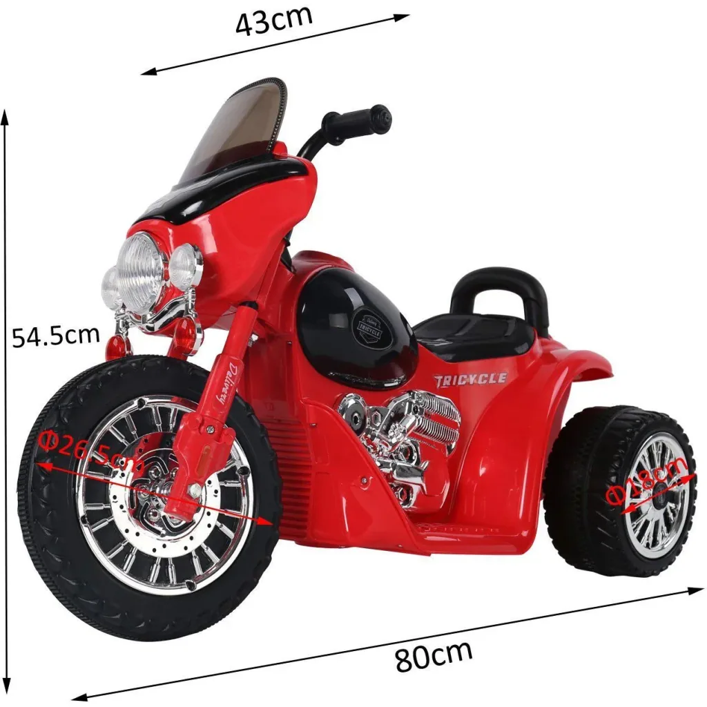 Elektromotorrad Kindermotorrad rot