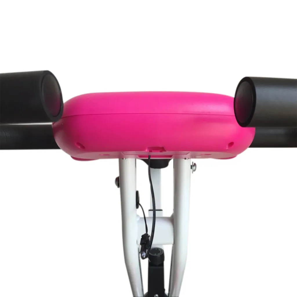Heimtrainer mit LCD-Monitor, rosa