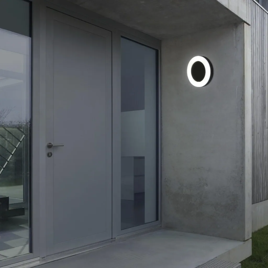 RIGA LED Außenwandleuchte, schwarz, IP44, 15 Watt, 1.550 lm, 4.000 K