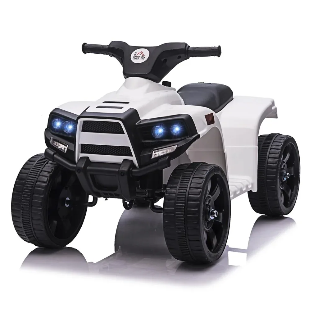Mini Elektro-Quad Kinder Elektro ATV Kinderwagen für 18 bis 36 Monaten Elektromotorrad mit 2 Scheinwerfer Elektroquad St