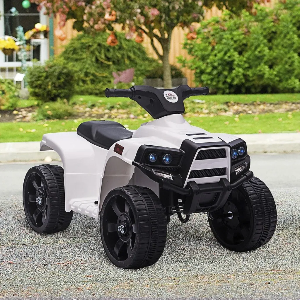 Mini Elektro-Quad Kinder Elektro ATV Kinderwagen für 18 bis 36 Monaten Elektromotorrad mit 2 Scheinwerfer Elektroquad St