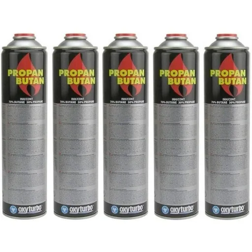 5-fache Universal-Gasflasche 600 ml Stück für Unkrautvernichter und Gasbrenner
