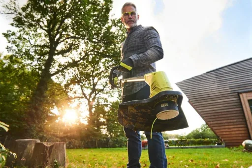 Akku-Rasentrimmer Max Power 36 V, 28-33 cm Schnittbreite inklusive 2,0 Li-Ionen Akku und Ladegerät