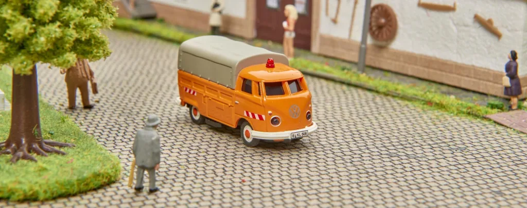 Bus VW T1 Bus Pritsche Kommunal 100 % RTR 1:87