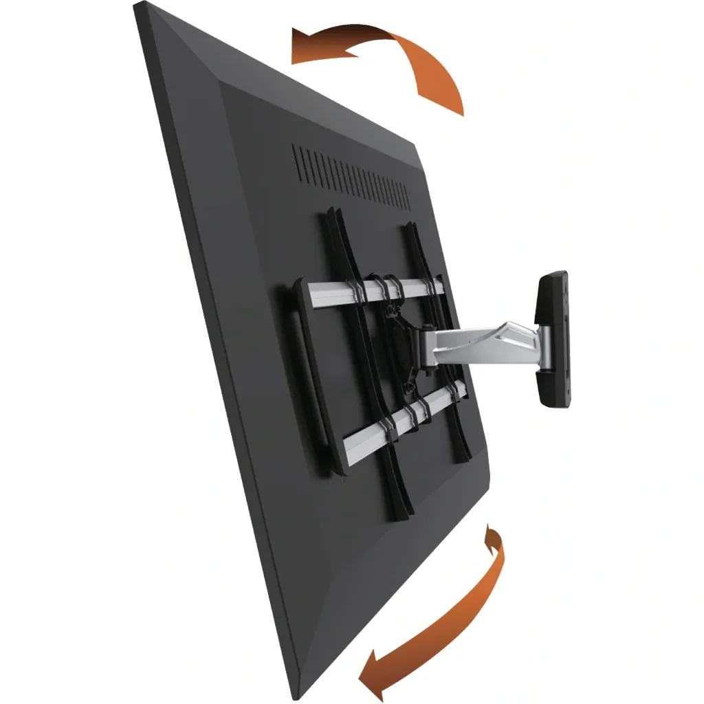 TV-Wandhalterung vollbeweglich 42 - 70 " 35 kg Silber/Schwarz