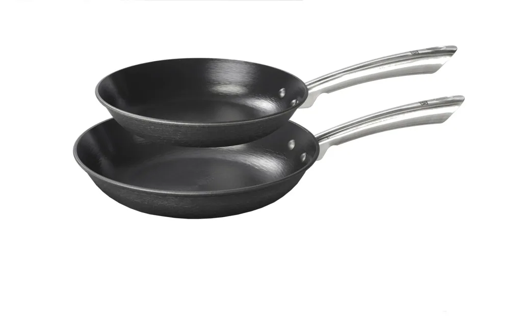 Gusseisen-Bratpfanne-Set "professionell", Ø 24 und 28 cm