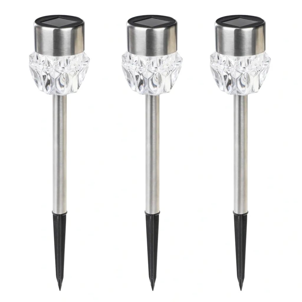 Solar Gartenlampen Set, 3teilig