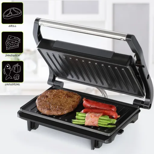 Kontaktgrill schwarz 750W