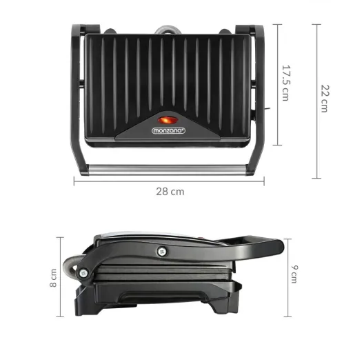 Kontaktgrill schwarz 750W