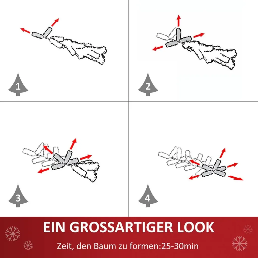 Weihnachtsbaum 1,8 m | Aosom.de