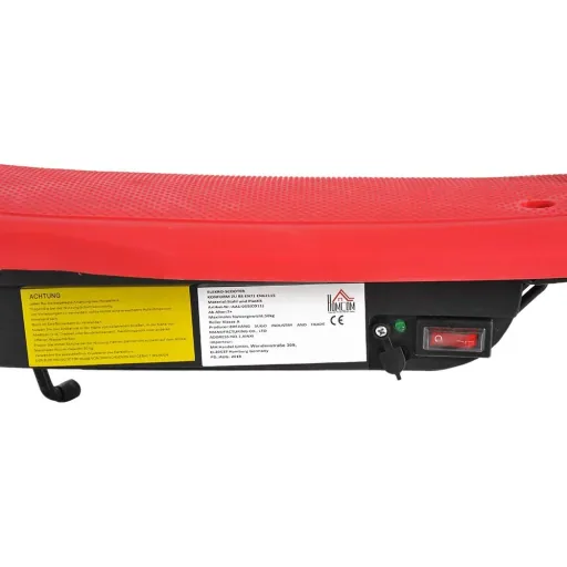 E-Scooter Tretroller Kinderroller Kinder Roller Metall Rot