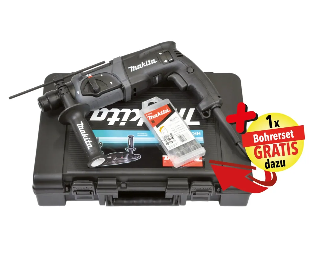 Bohrhammer HR2470BX40, GRATIS dazu 5-teiliges Bohrer-Set