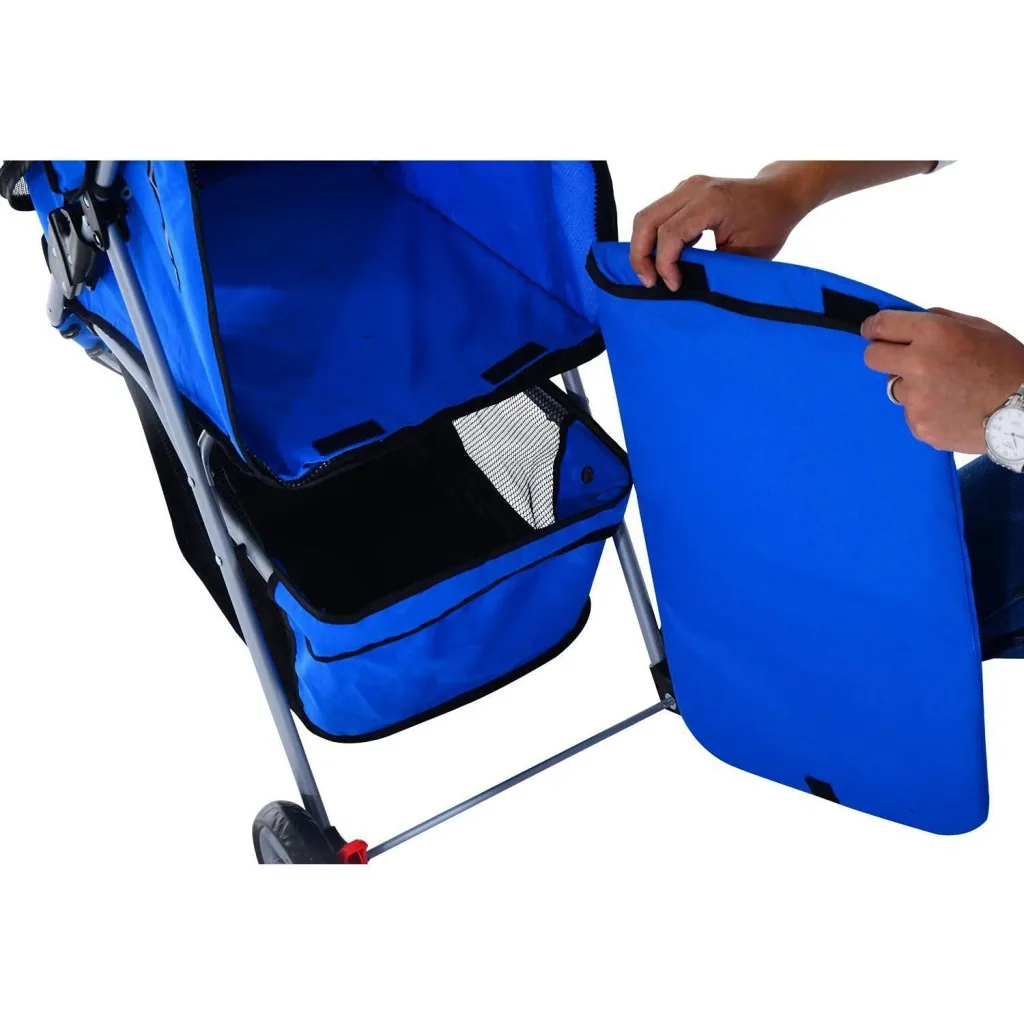 Hundewagen Hundebuggy Blau