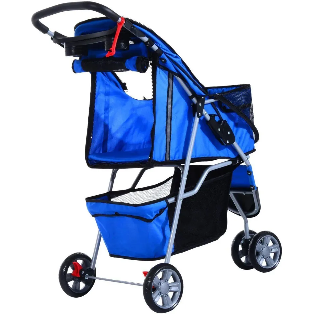 Hundewagen Hundebuggy Blau