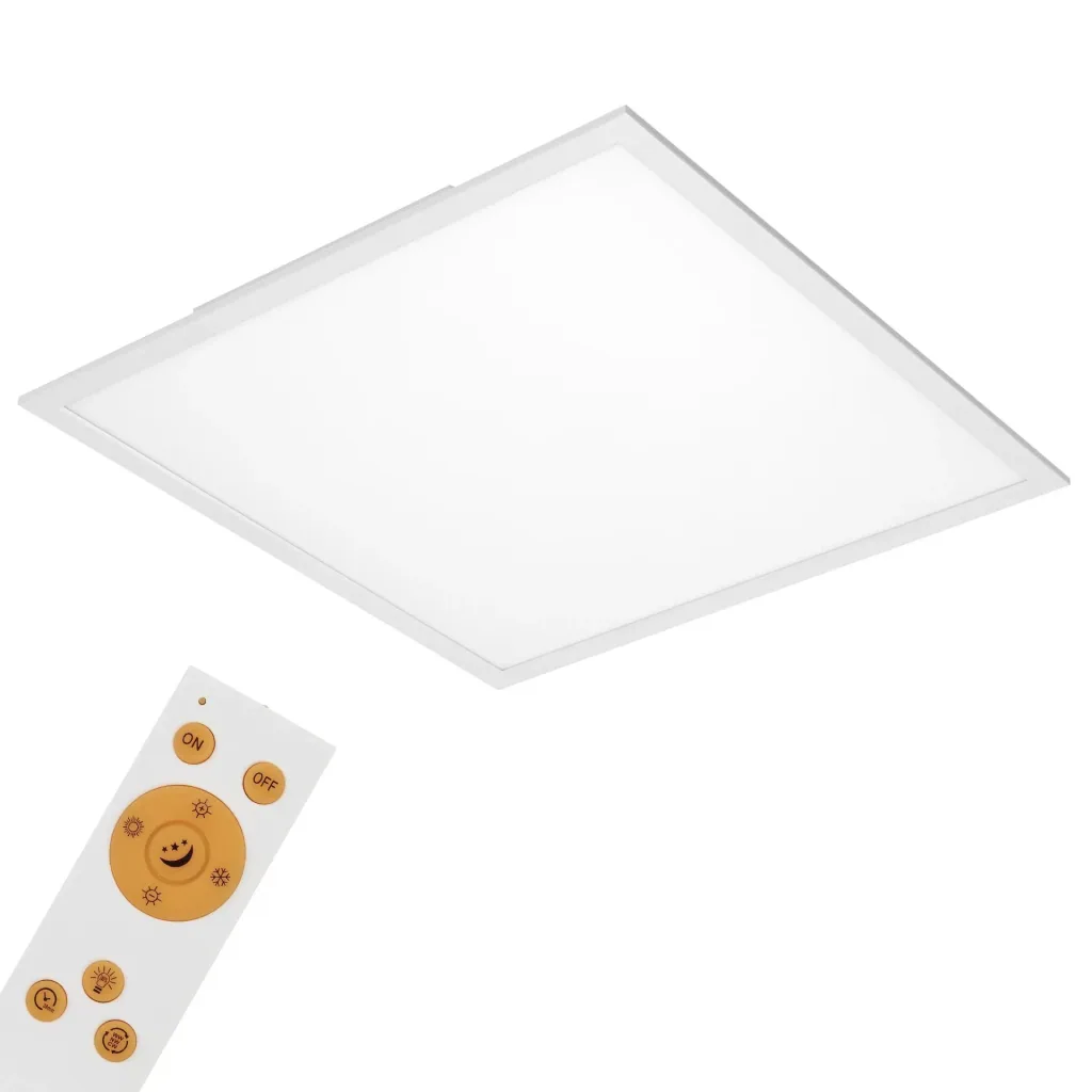 Ultraflaches LED Panel, viereckig, 59,5 cm, CCT, 36 Watt, weiß