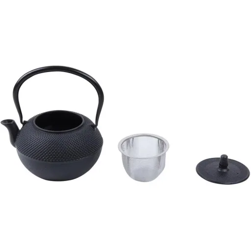 Teekessel aus Gusseisen - 1250 ml - Schwarz