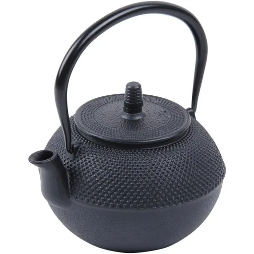 Teekessel aus Gusseisen - 1250 ml - Schwarz