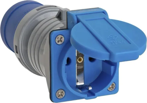 Adapter Schutzkontakt 230V/CEE 230V, IP44