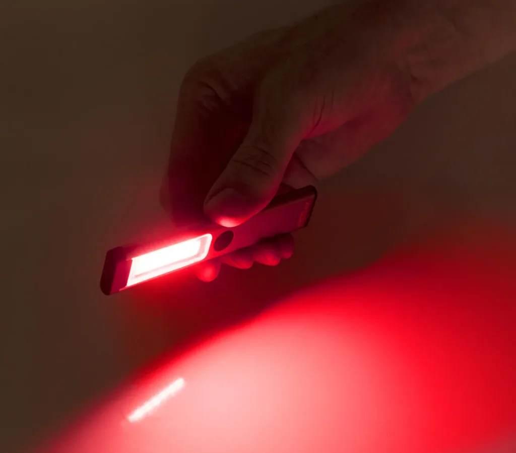 Wiederaufladbares Arbeitslicht, ultradünn, 120 Lumen, dimmbar, 3 Lichtmodi