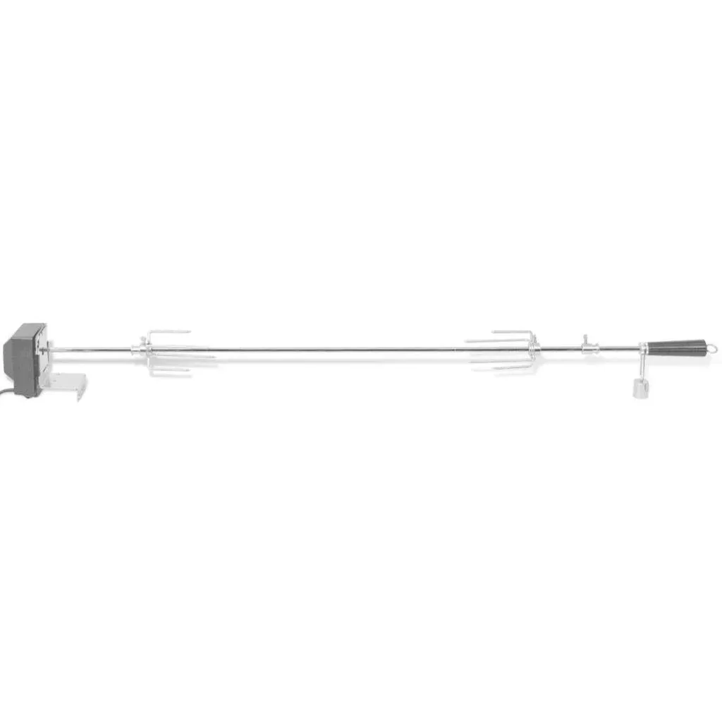 BBQ Rotisserie Spieß mit Motorstahl 1200 mm