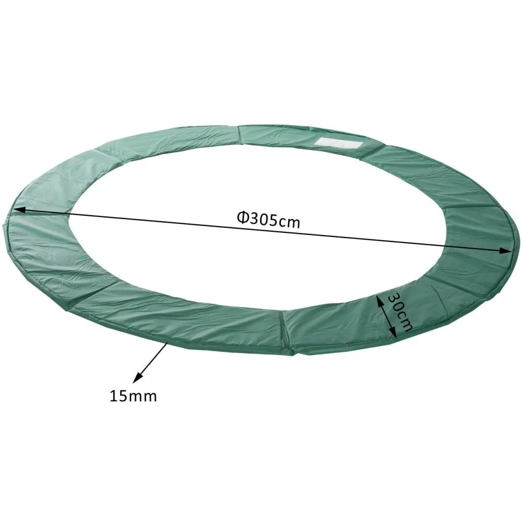 Trampolin Randabdeckung grün Ø 305cm witterungsbeständig PVC PE