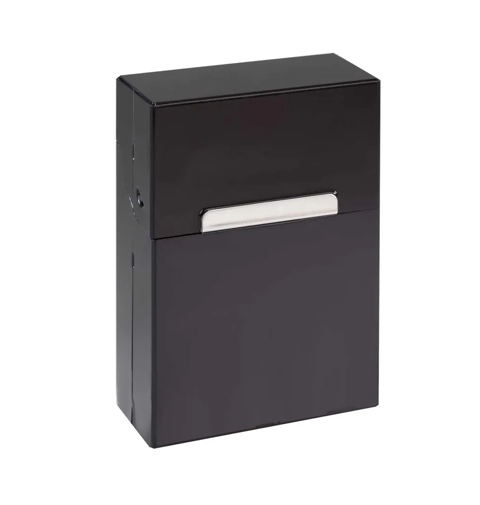 Zigaretten Etui, schwarz