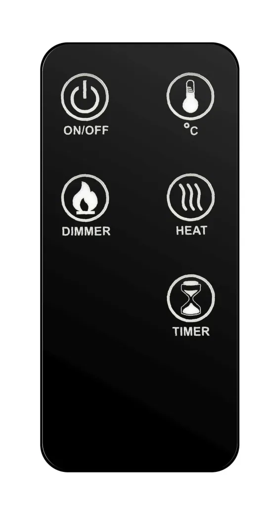 Elektro-Kamin "Wien II", Schwarz