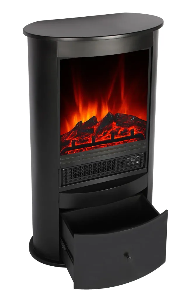 Elektro-Kamin "Wien II", Schwarz