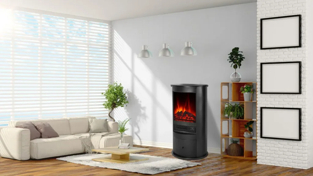 Elektro-Kamin "Wien II", Schwarz