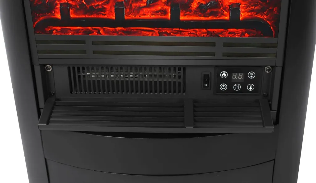 Elektro-Kamin "Wien II", Schwarz