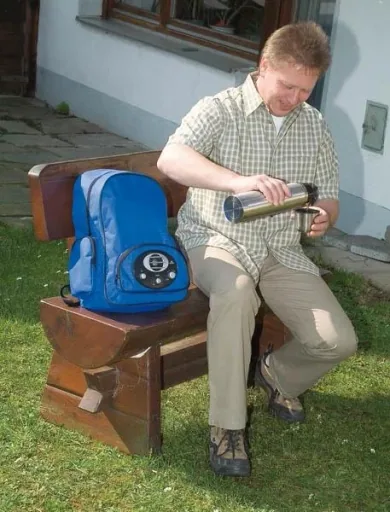Camping Rucksack mit UKW Radio