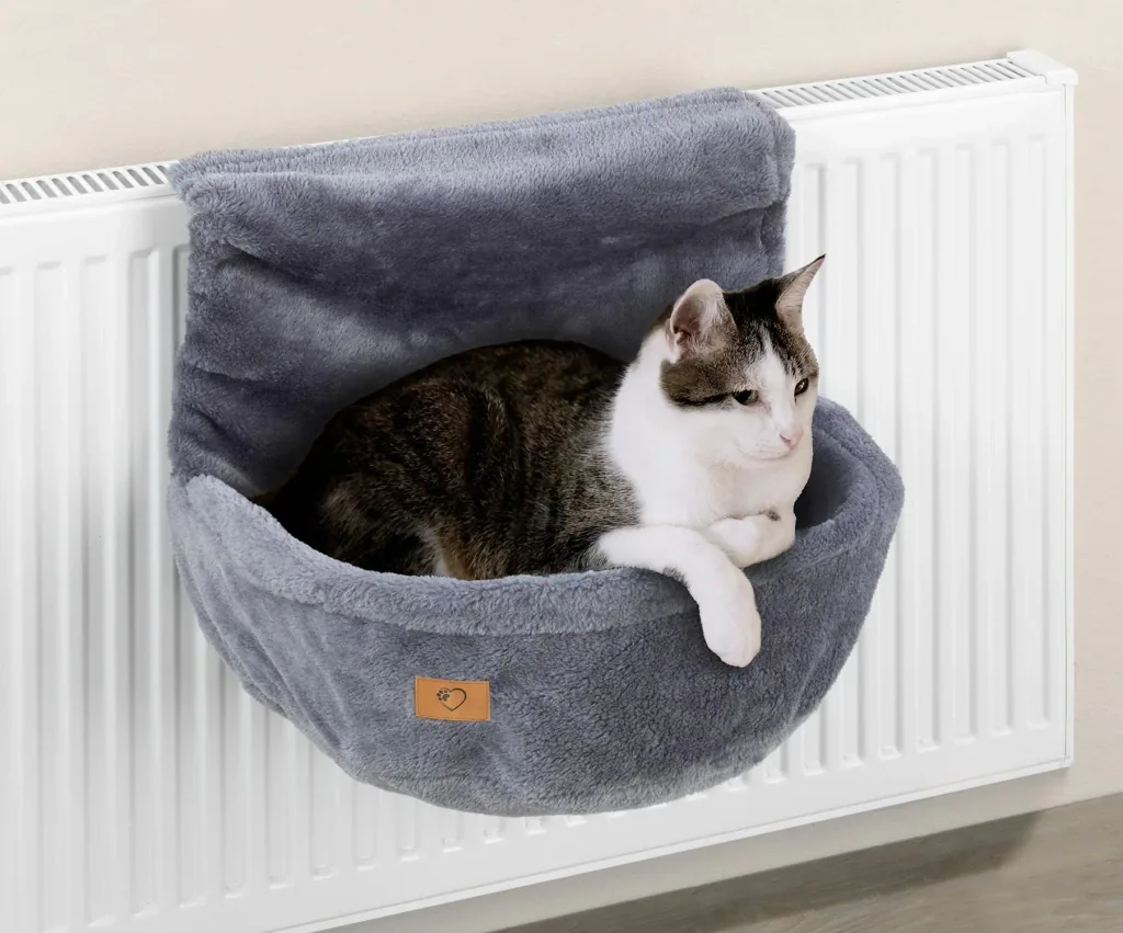 Katzen-Bett für die Heizung, Grau