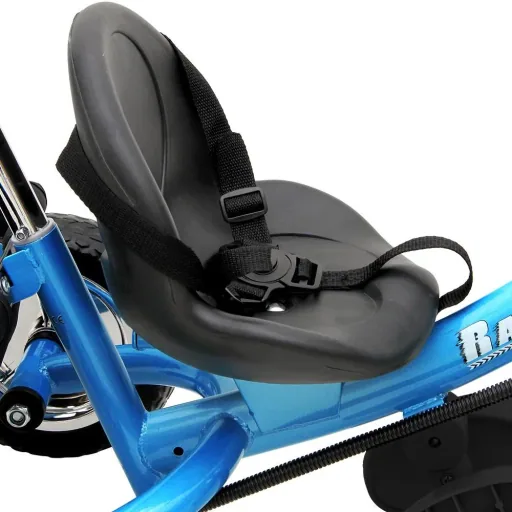 Kinder-Dreirad Raceline - Metall - Schiebestange - blau