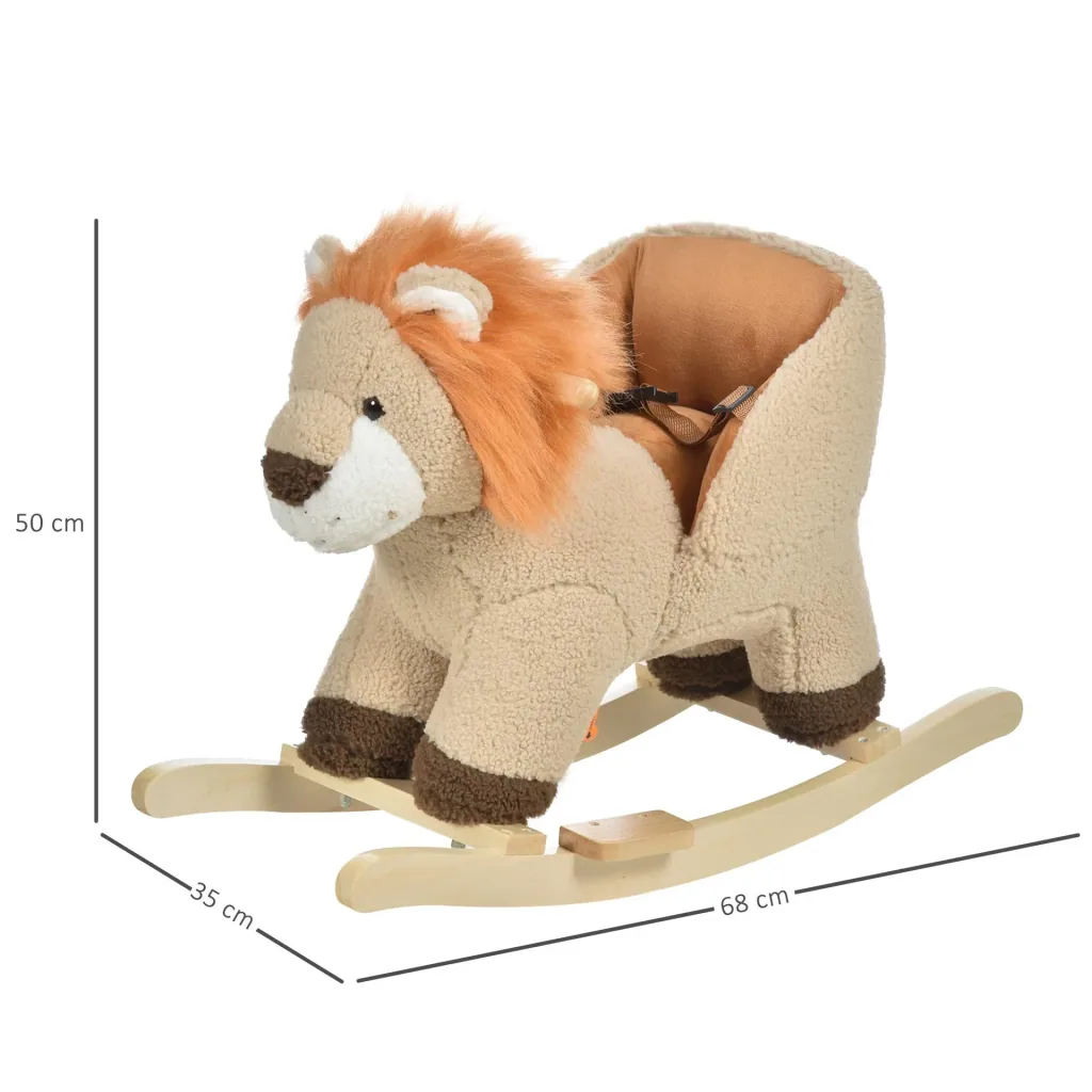 Kinder Schaukelpferd als Löwe