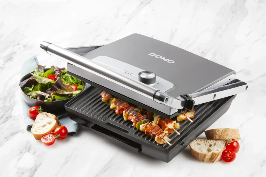 Multi Kontaktgrill, 2000 Watt Edelstahlgehäuse - Multi Elektrogrill - Paninigrill