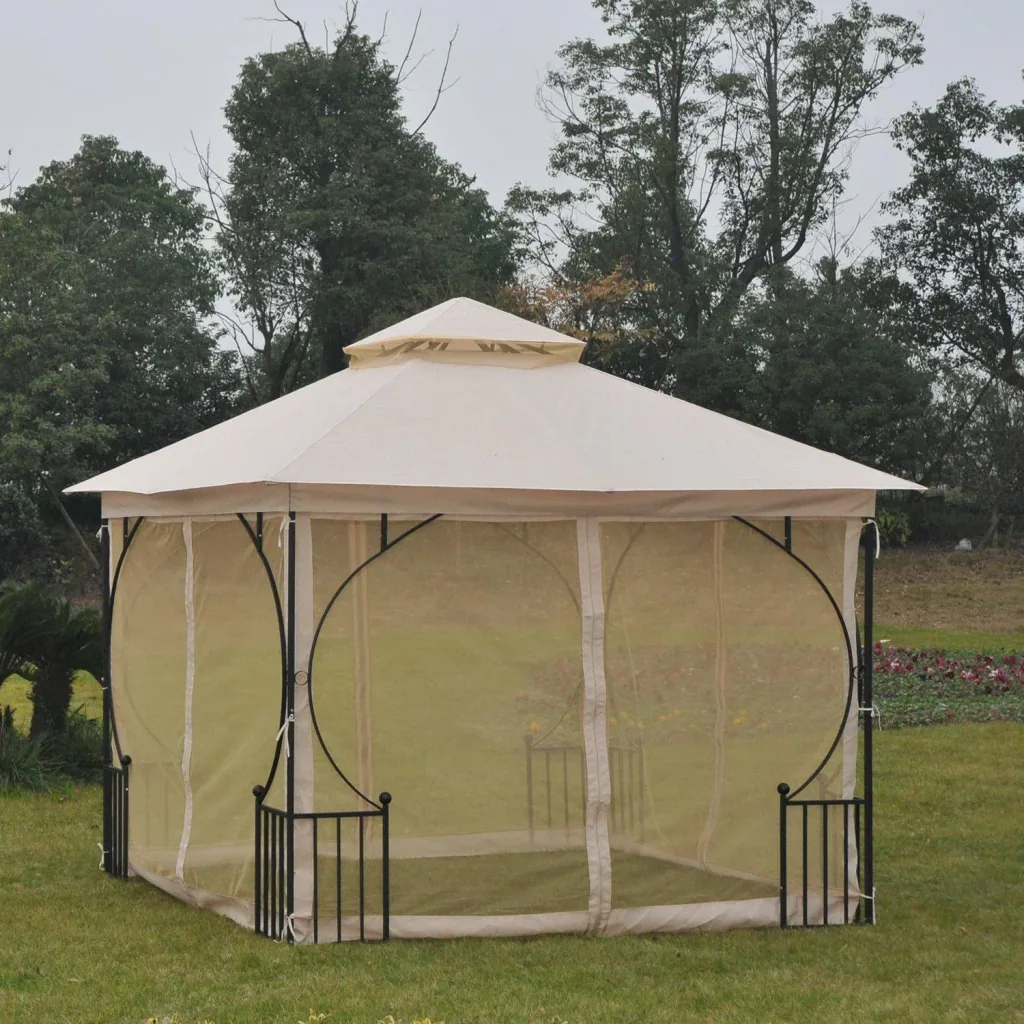 Gartenpavillon mit Doppeldach
