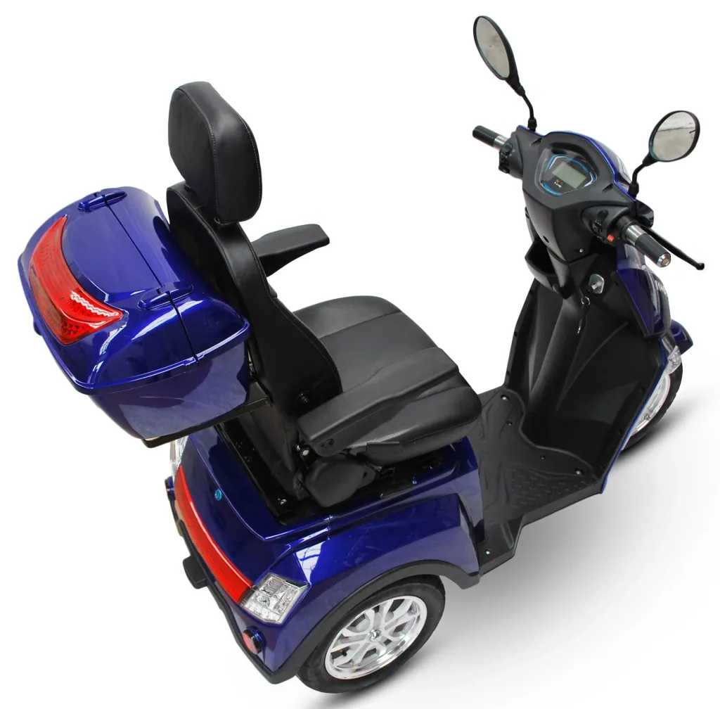 Elektromobil blau - 25 km/h - 1000 Watt - Seniorenmobil