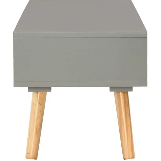 TV-Schrank 120x35x35 cm Kiefer massiv grau