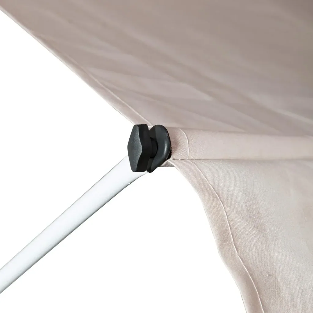 Klemmmarkise mit Handkurbel