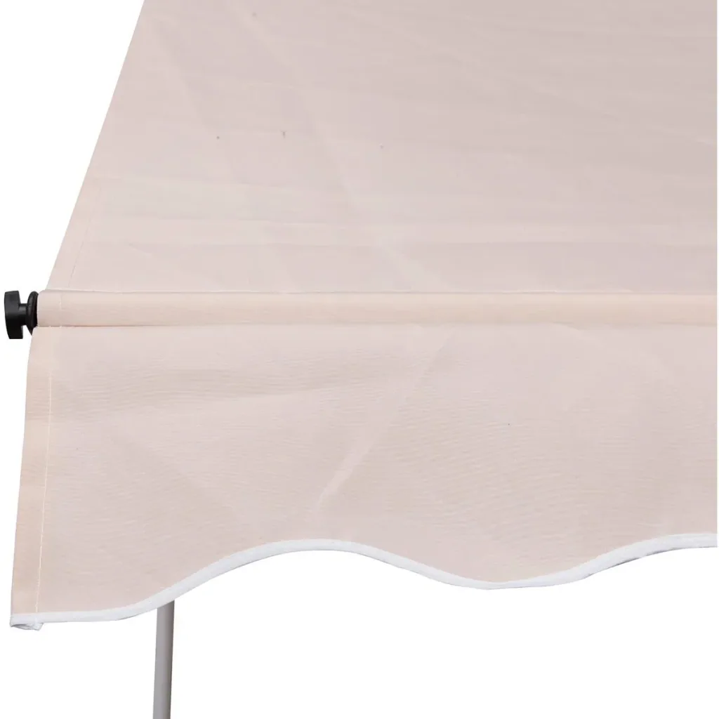 Klemmmarkise mit Handkurbel